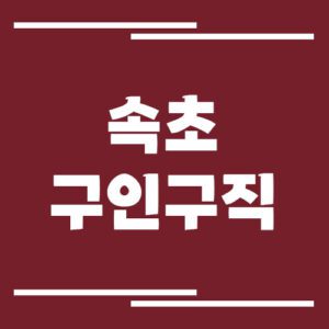 Read more about the article 속초 구인구직 정보 바로가기