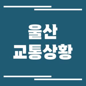 Read more about the article 울산 실시간 교통상황 및 정보