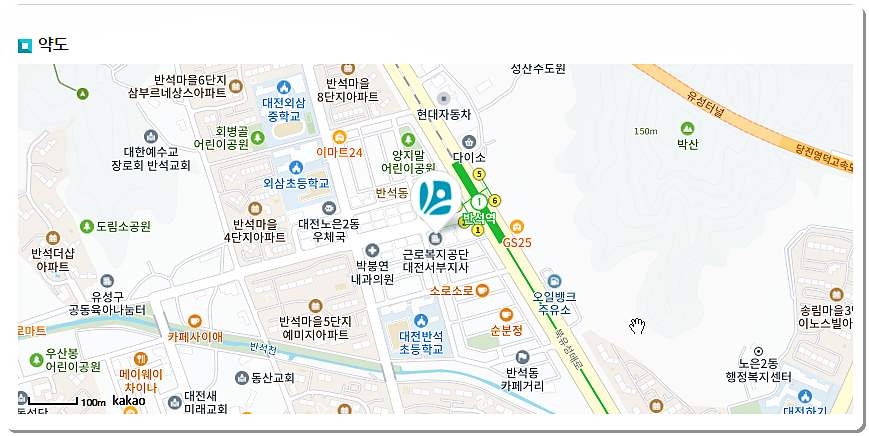 근로복지공단 약도(찾아가는 길)