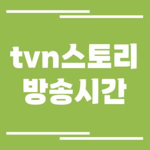 Read more about the article tvN 스토리 방송시간 확인하기