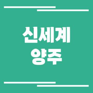 Read more about the article 신세계 팩토리스토어 양주점 주차장 이용 요금 안내