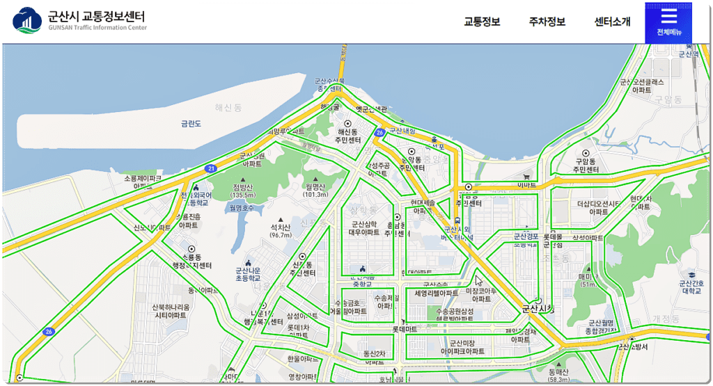 군산 실시간 교통상황