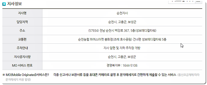 교통편 안내