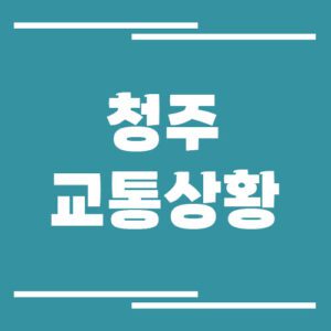 Read more about the article 청주 실시간 교통상황 및 정보 바로가기