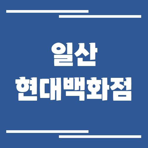 일산 현대백화점 주차장 이용 요금 정보