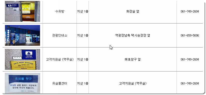 여수엑스포역 내부시설 2