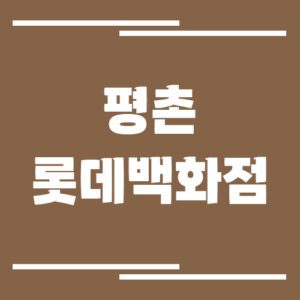 Read more about the article 안양 평촌 롯데백화점 주차장 이용 요금