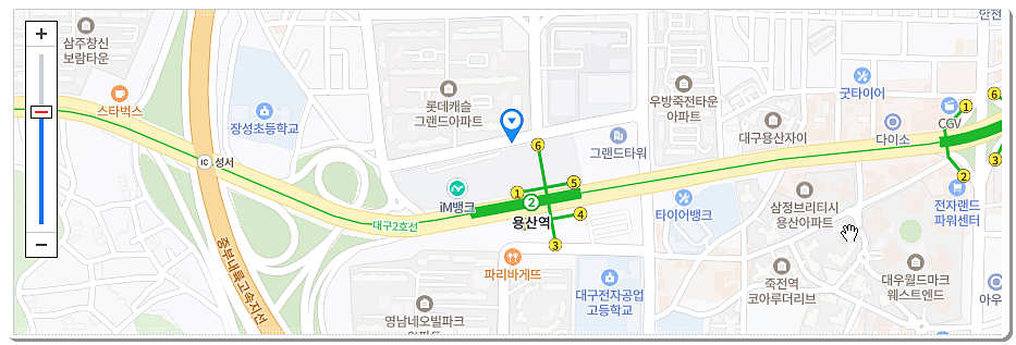 주소와 위치 안내
