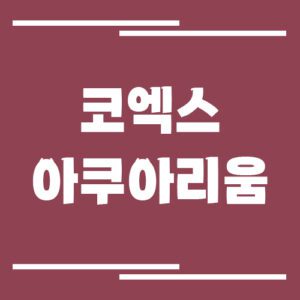 Read more about the article 코엑스 아쿠아리움 입장료, 운영시간, 위치 안내