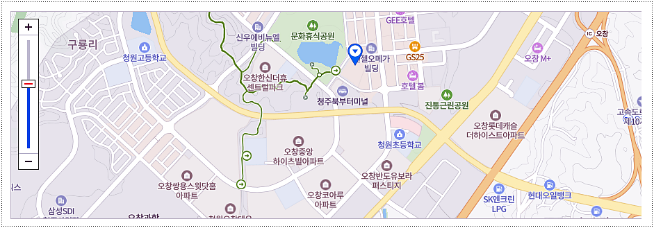 점포 주소와 위치