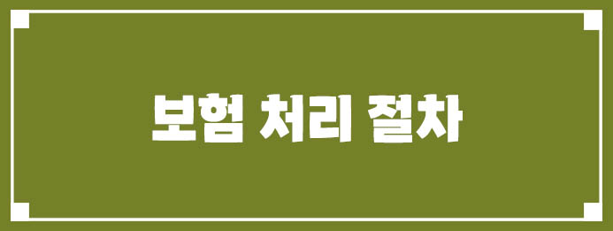 보험 처리 절차